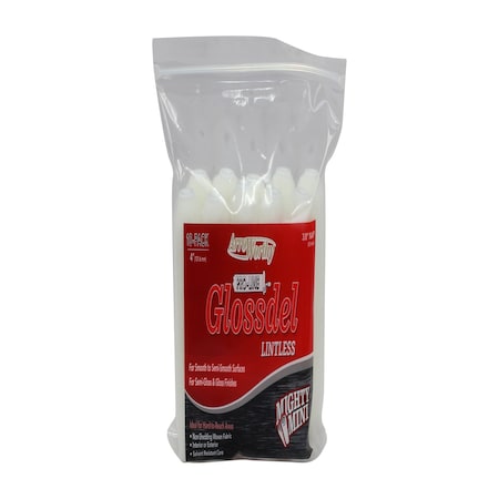 Arroworthy ArroWorthy Pro-Line Fabric 4 in. W X 3/8 in. Mini Paint Roller Cover 10 pk 4-GL3CK